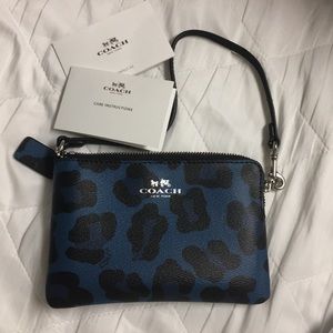 Coach Blue Leopard Wrislet